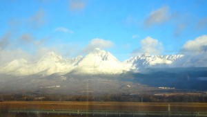 Last sight of the High Tatras